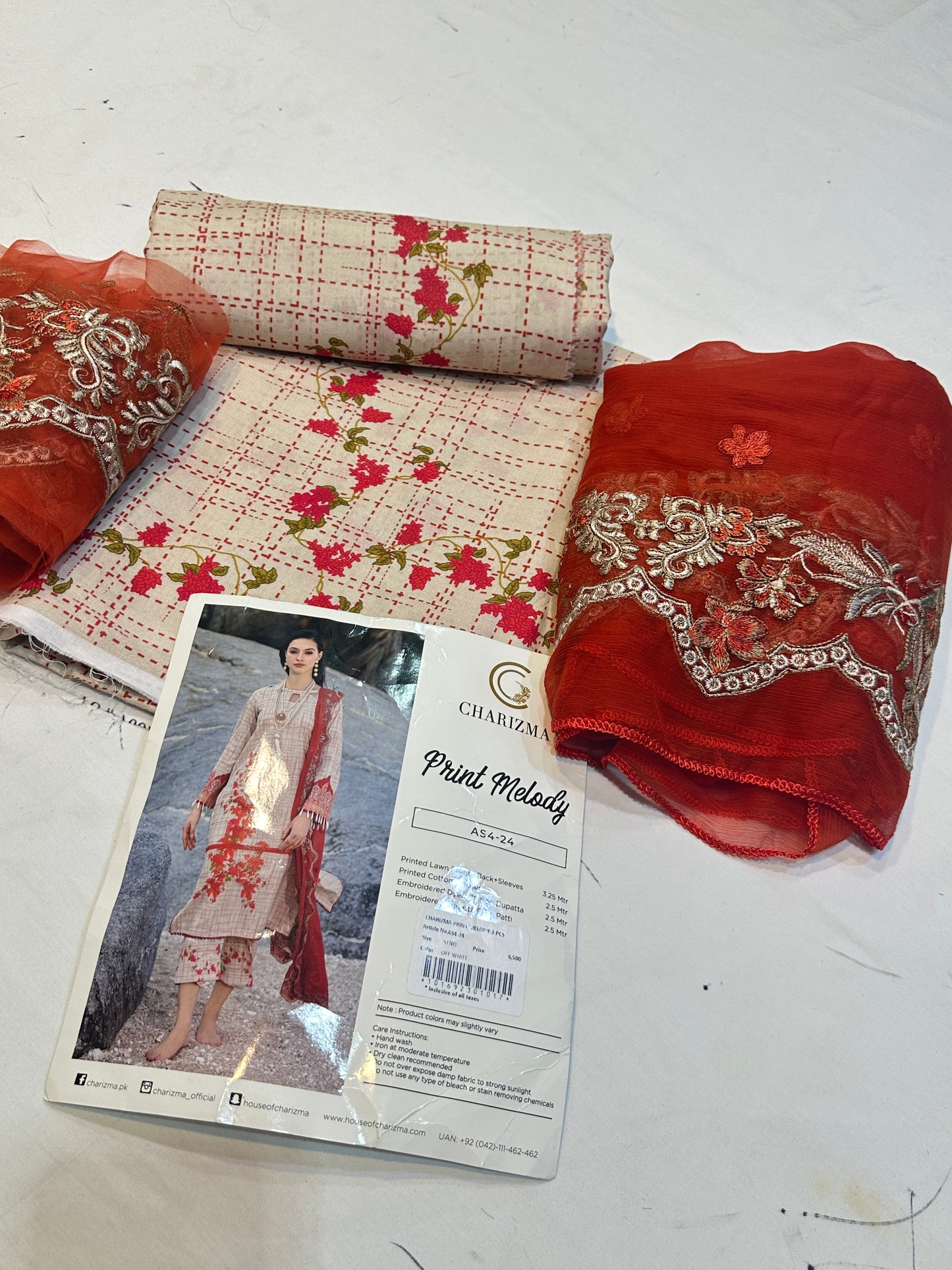 Charizma 3pc lawn luxury