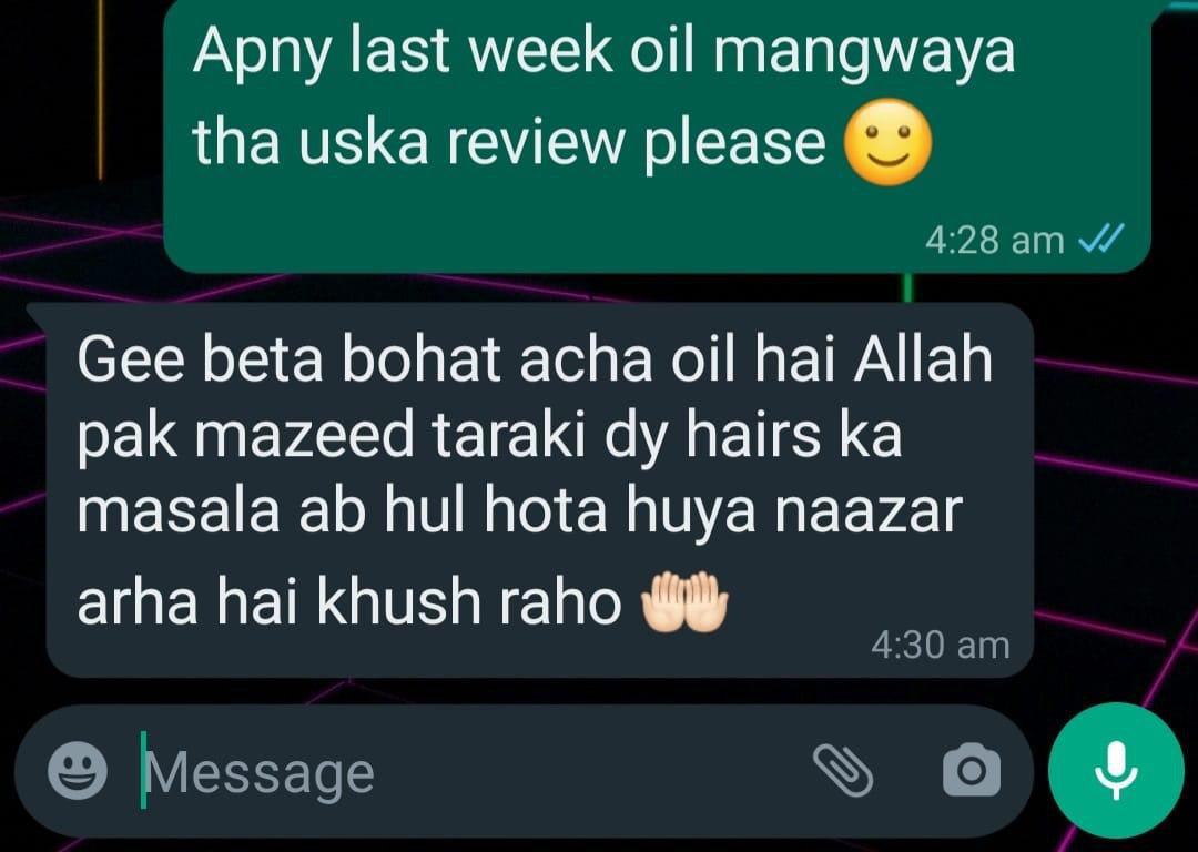 Regrowth Hair Oil