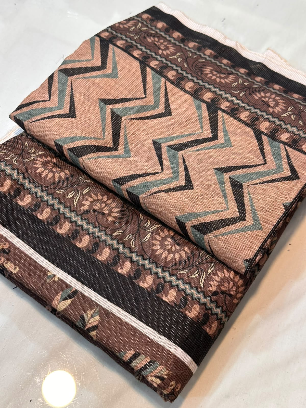 Zesha khaddar shirt dupatta