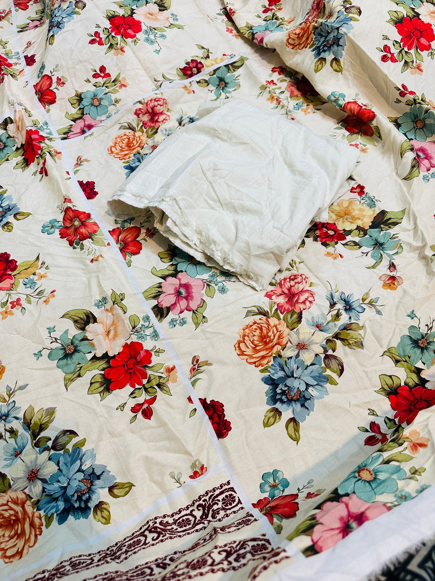 2pc Ethnic lilen shirt and Khaddar Trouser