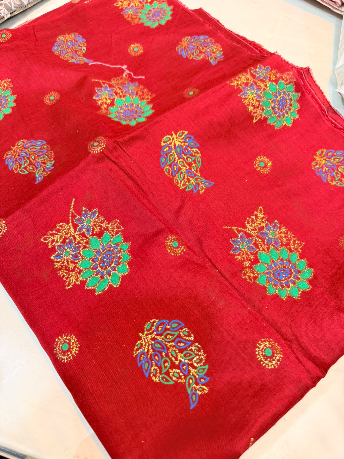 2pc Lawn gillter shirt and Trouser