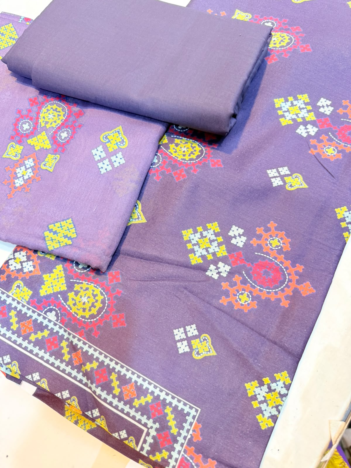 3pc Alaya Lawn Shirt with Trouser and Dupatta