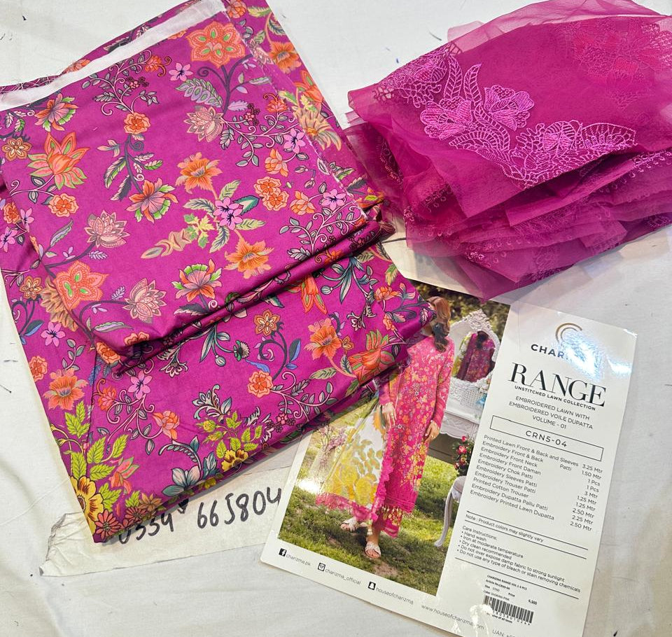 2pc Charizma Luxury Lawn