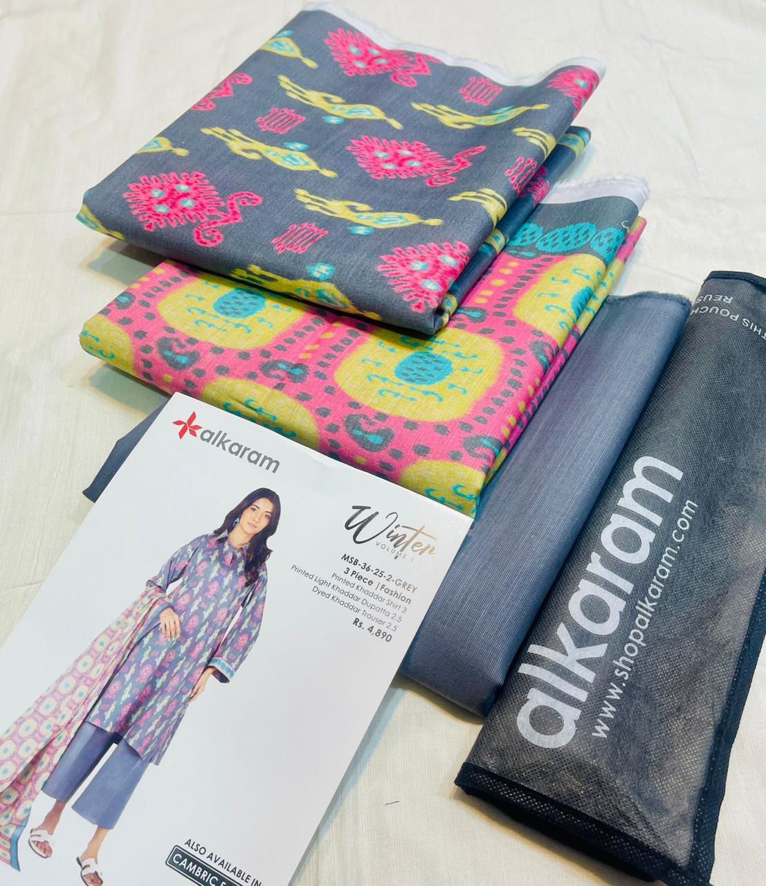 3pc Al Karam Khaddar