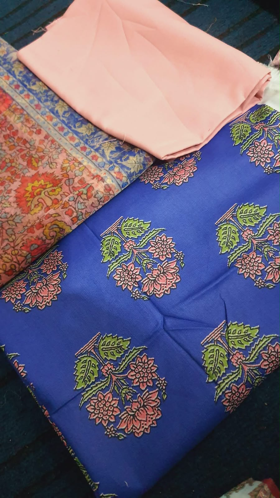 3pc So Kamal Lawn Shirt with Trouser with Chiffon Dupatta