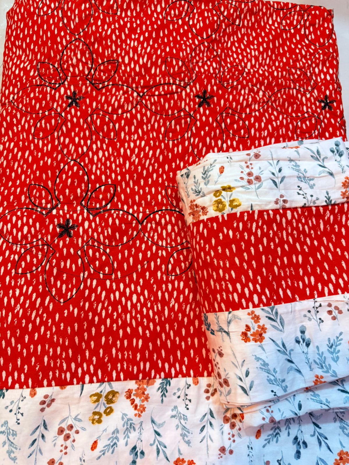 Embroidery King size Bedsheet