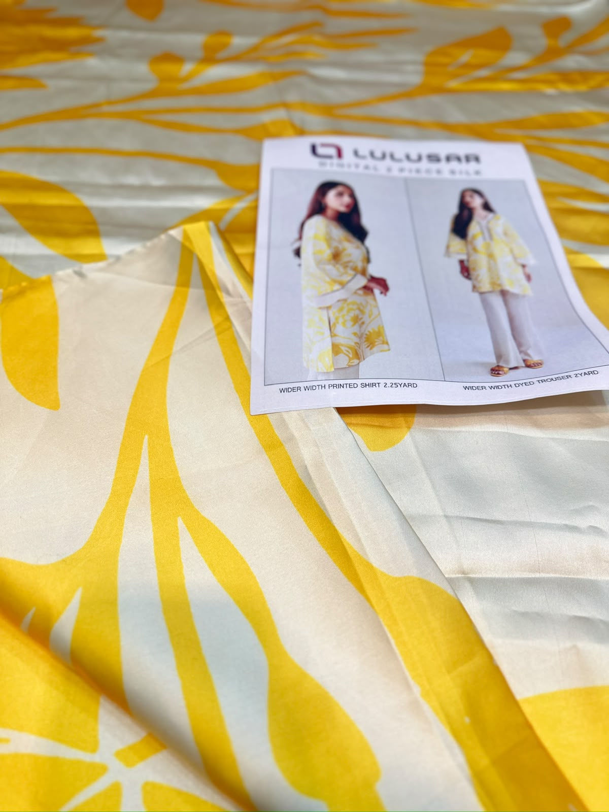 2pc Lulusar silk shirt and Trouser
