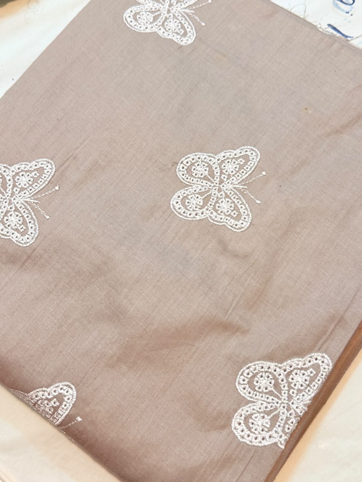 2pc Khaddi Embroidery Lawn Shirt with Trouser