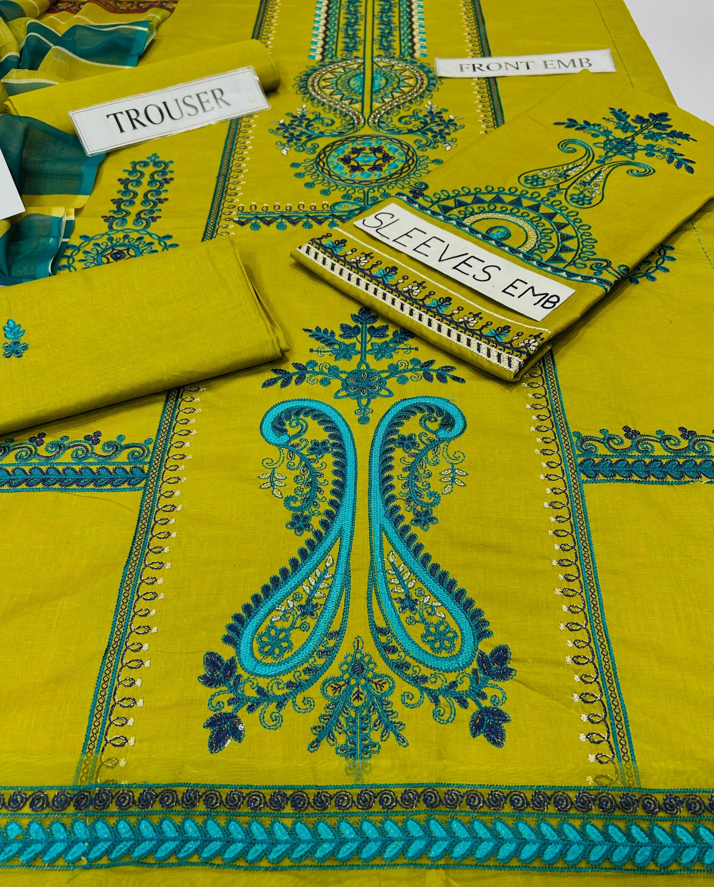 3pc Maria B luxury lawn suit