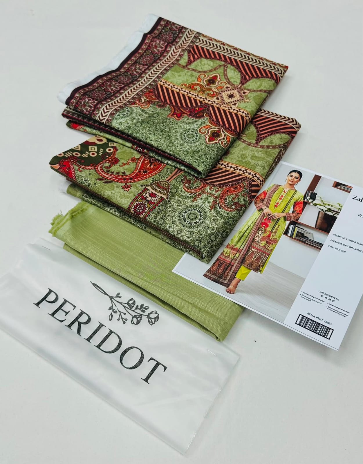 3pc Peridot Khaddar
