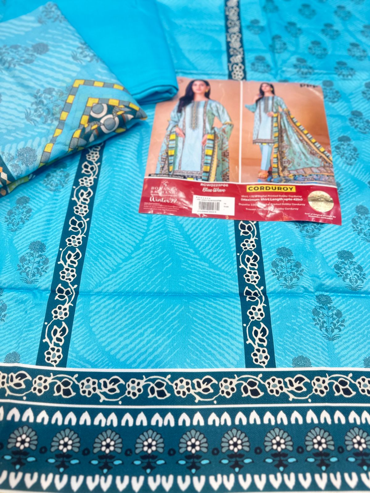 3pc Bonanza Satrangi Khaddar