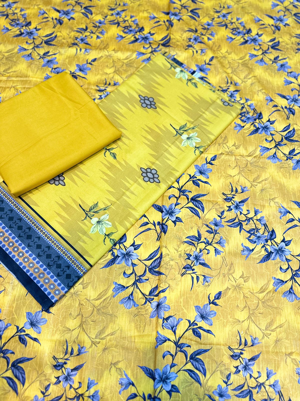 3pc Rashke Qamar Winter linen