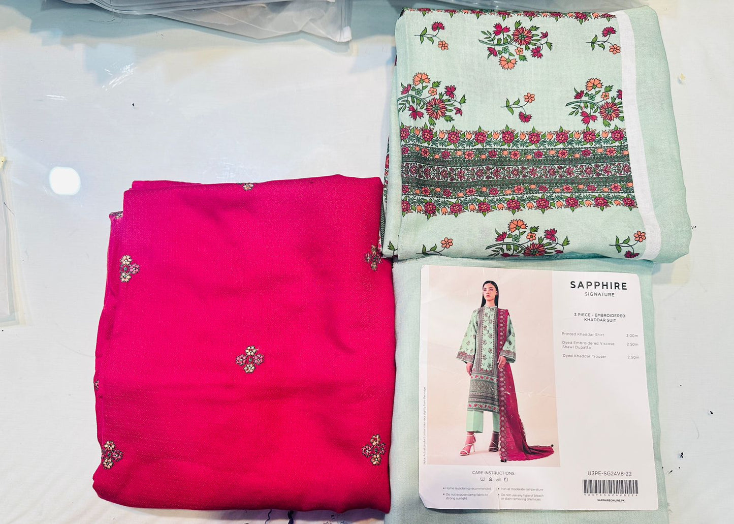 3pc (08) Sapphire Luxury Khaddar