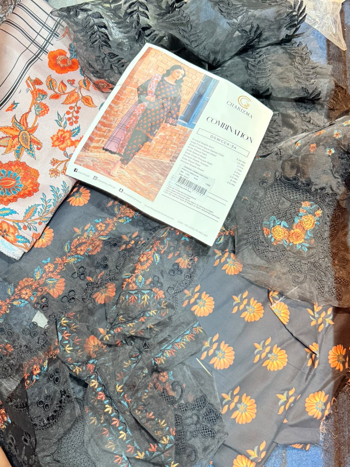 3pc Charizma luxury winter Linen