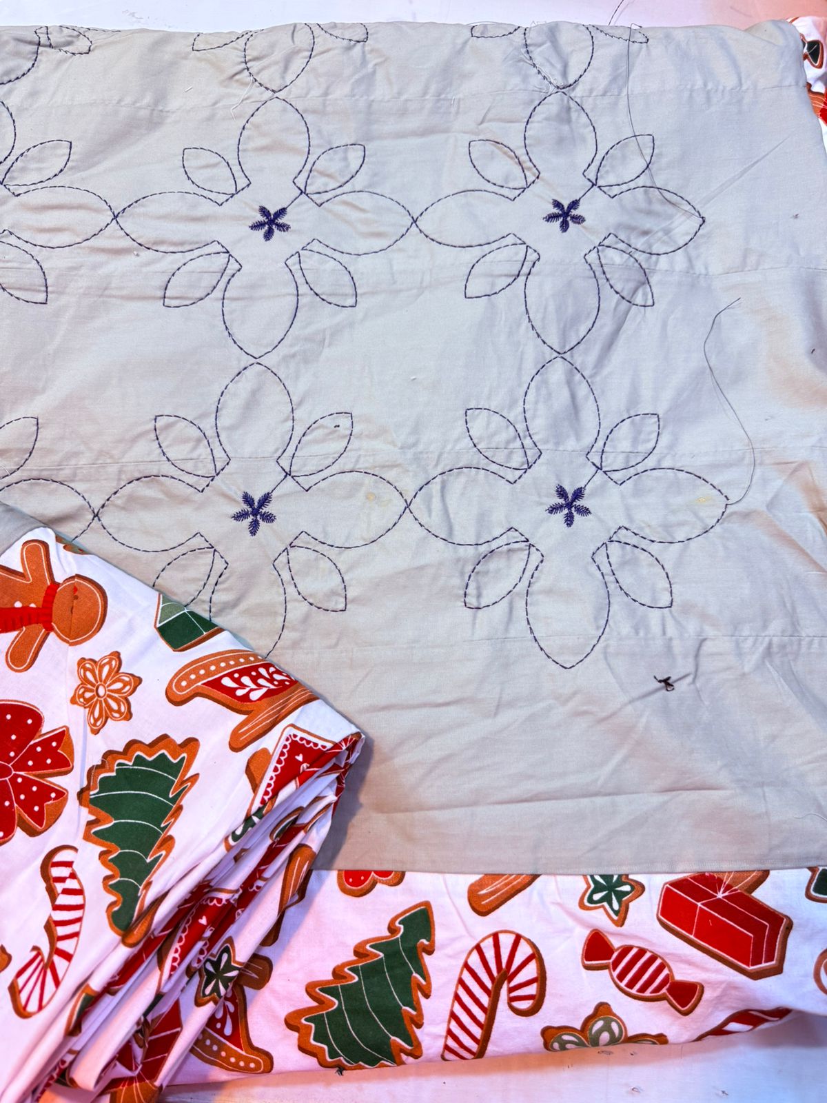 Embroidery King size Bedsheet