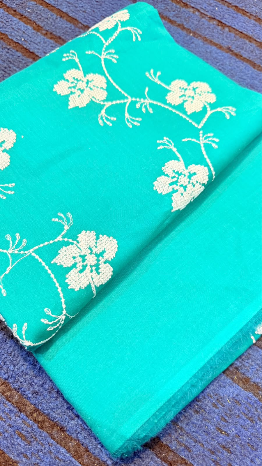 2pc Khaddi lawn Embroidery shirt and Trouser