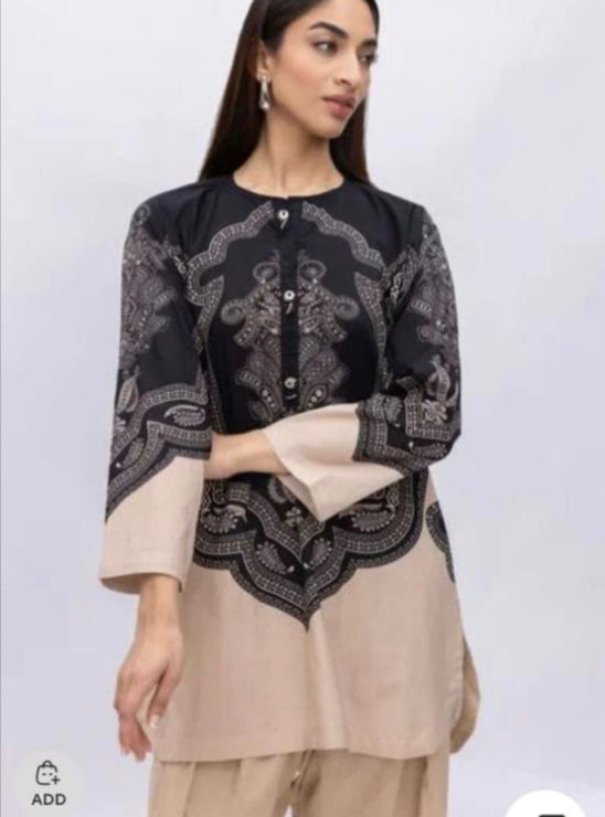 2pc Khaddi lawn shirt and Trouser