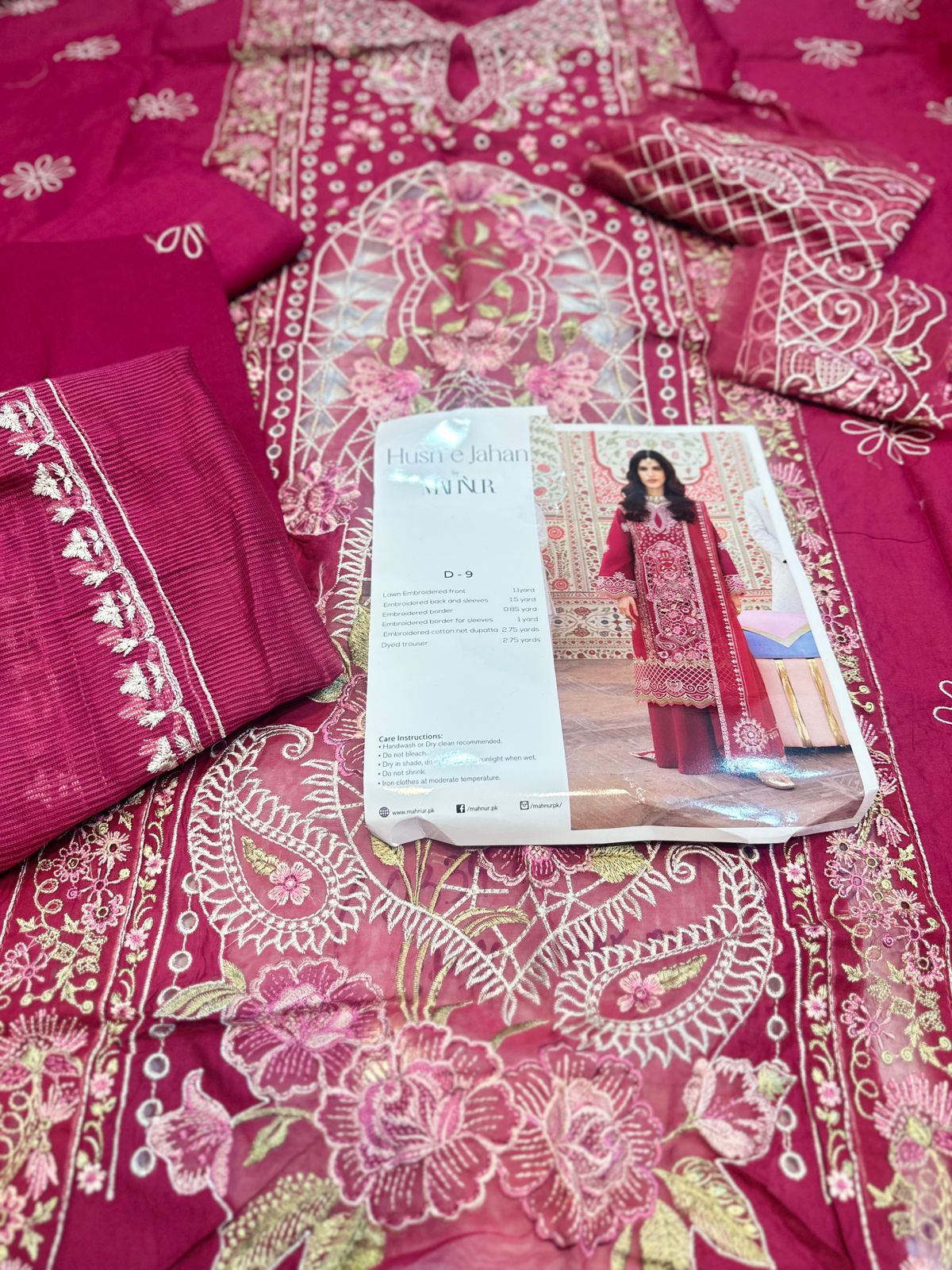 3pc Mahnur Luxury Lawn