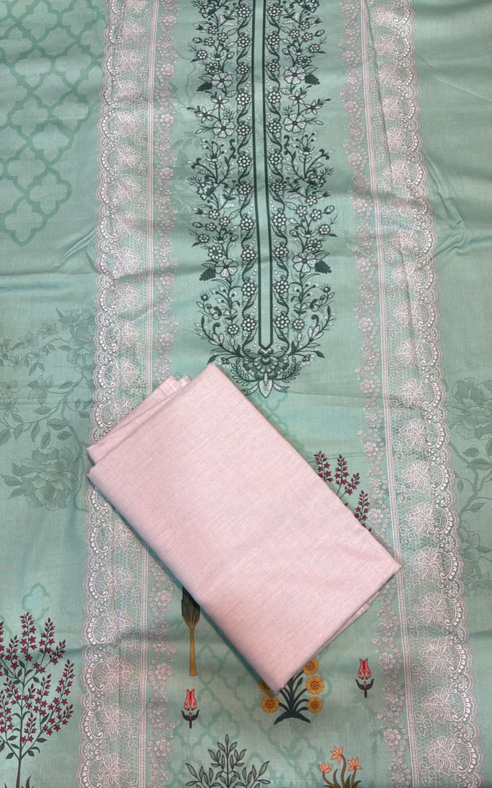 2pc So Kamal Lawn Shirt with Trouser