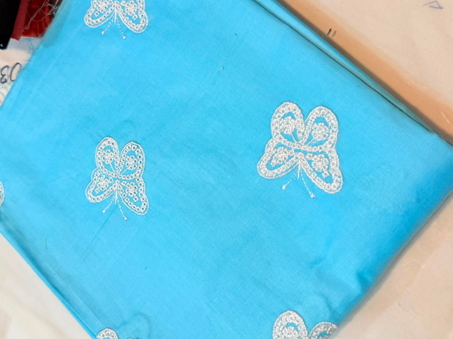 2pc khaddi embroidery lawn shirt and Trouser