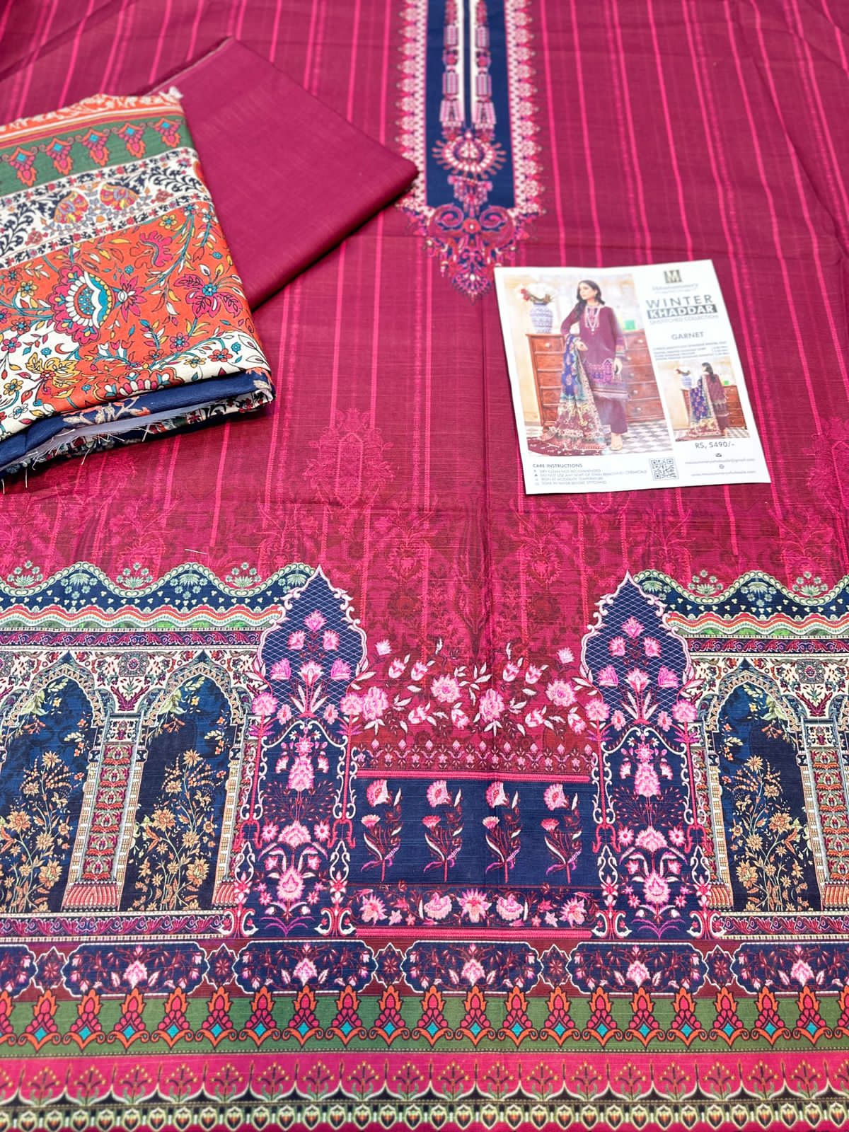 3pc Mausummery khaddar