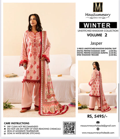 3pc Mausummery khaddar