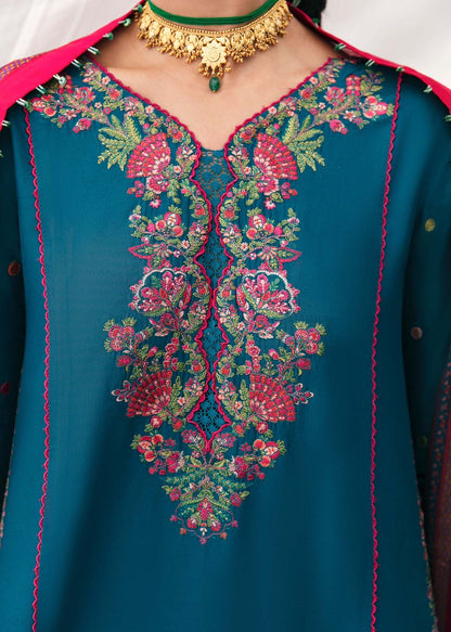 3pc Hussain Rehar  Dhanak Embroidery Suit