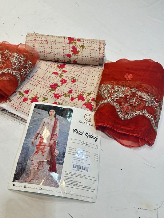 Charizma 3pc lawn luxury