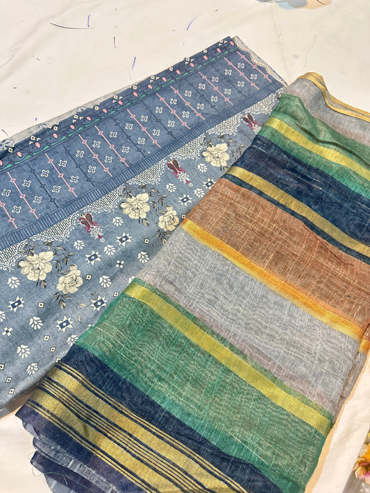 Bin naaz lawn shirt doppata