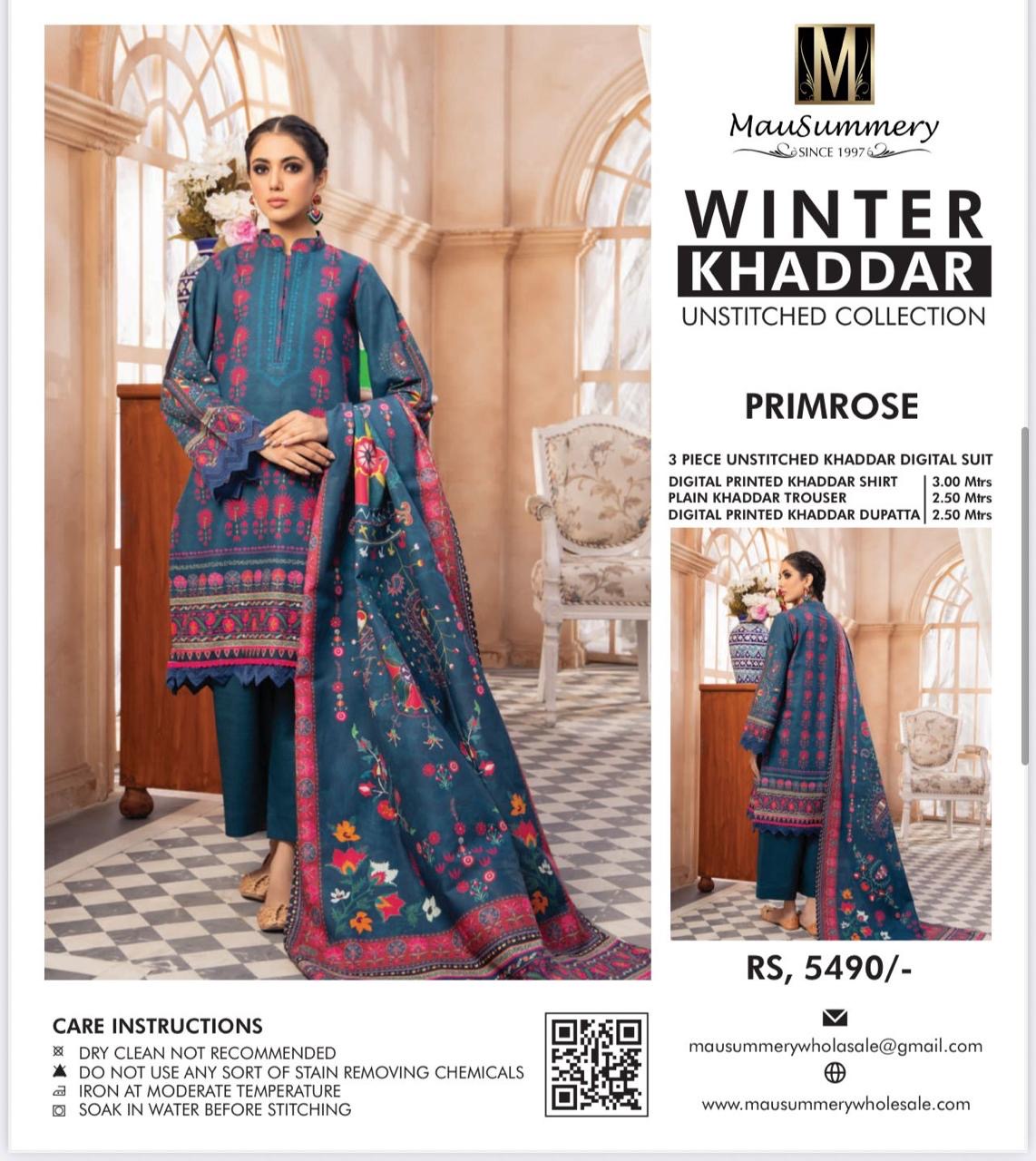 3pc Mausummery khaddar