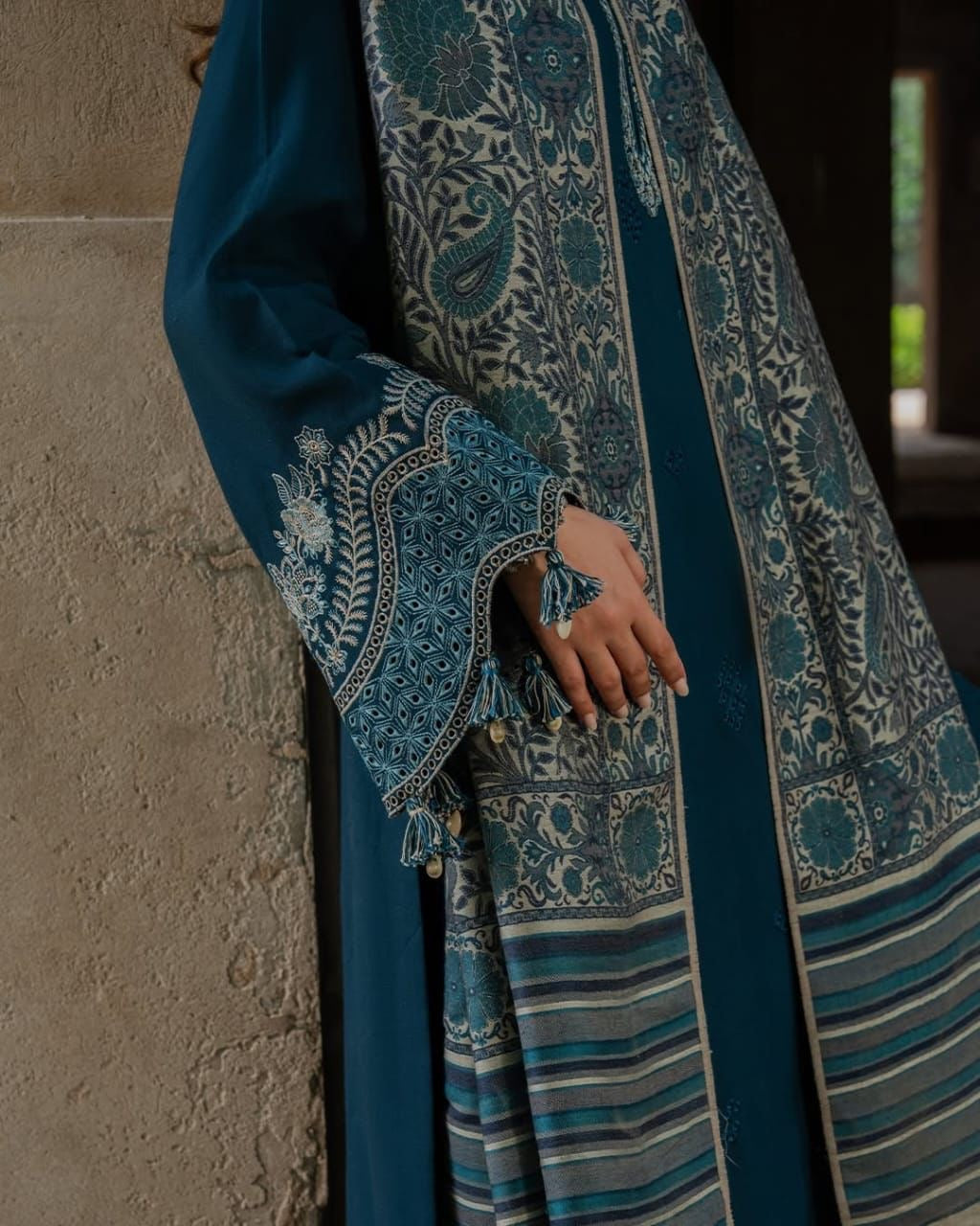 3pc luxury Embroidery dhanak