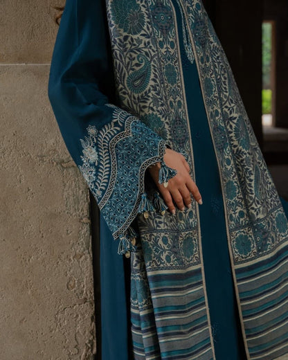 3pc luxury Embroidery dhanak