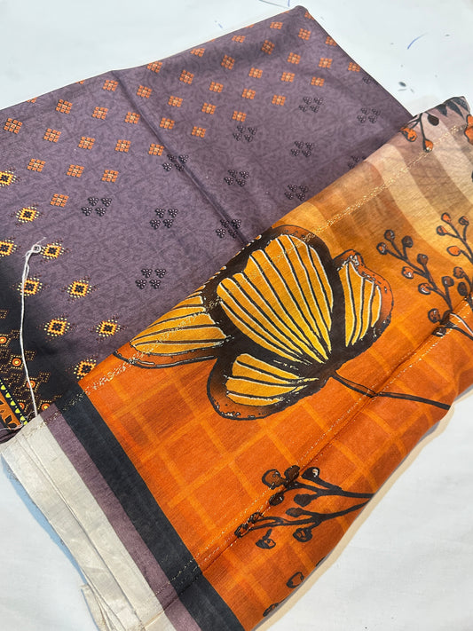 Bin naaz lawn shirt doppata