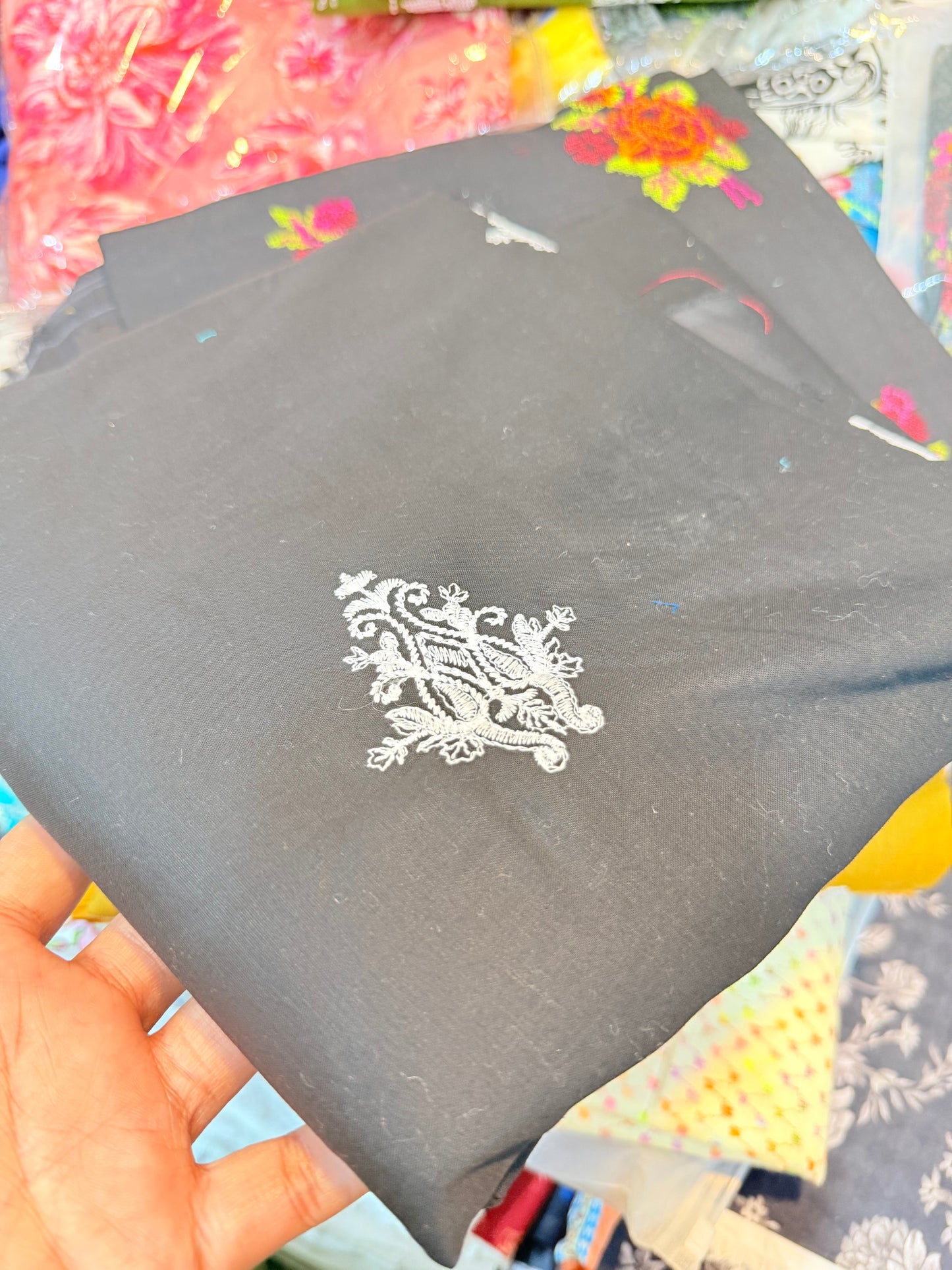 Embroidered shirt trouser