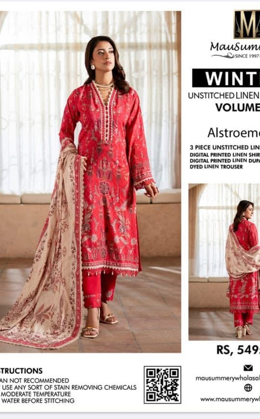 3pc Mausummery Winter Linen