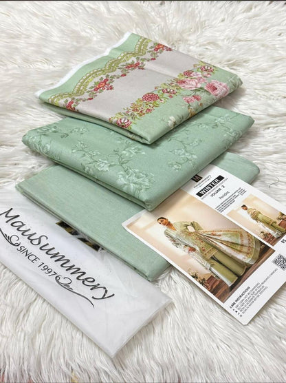 3pc Mausummery khaddar