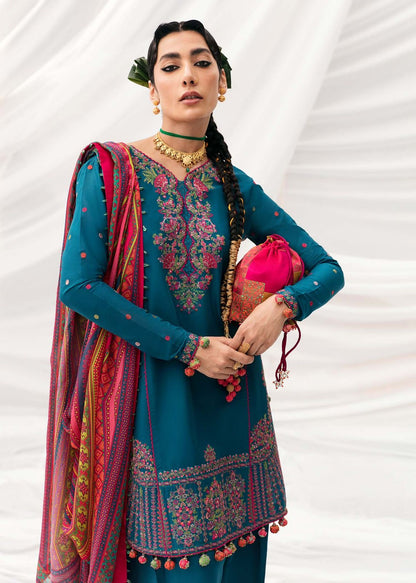 3pc Hussain Rehar  Dhanak Embroidery Suit