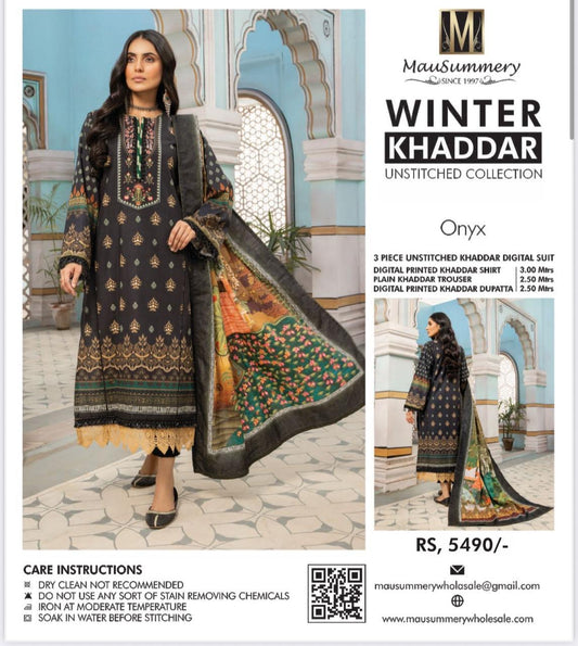 3pc Mausummery khaddar