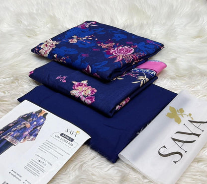 3pc Saya Cotton khaddar