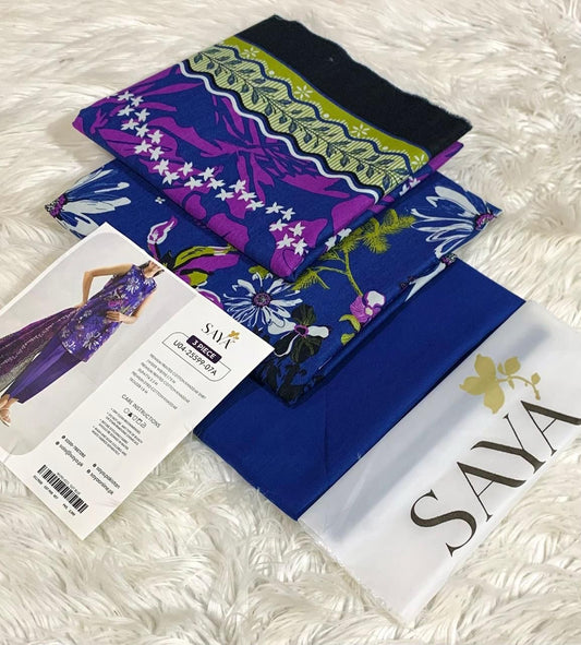 3pc Saya Cotton khaddar