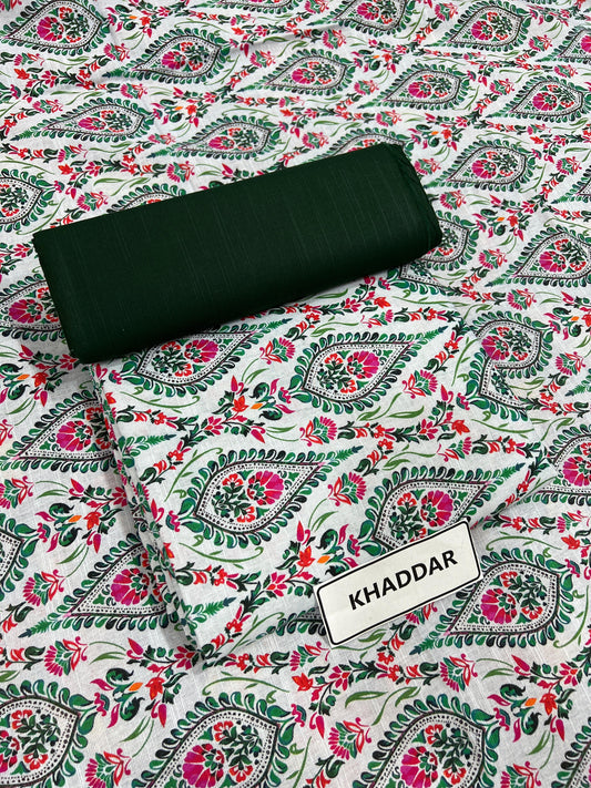 Bonanza khaddar 2pc