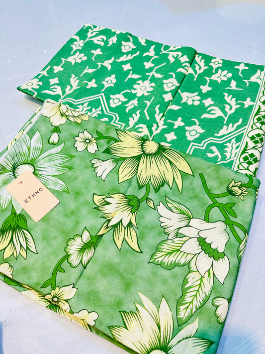 3pc Ethnic  Slub Khaddar