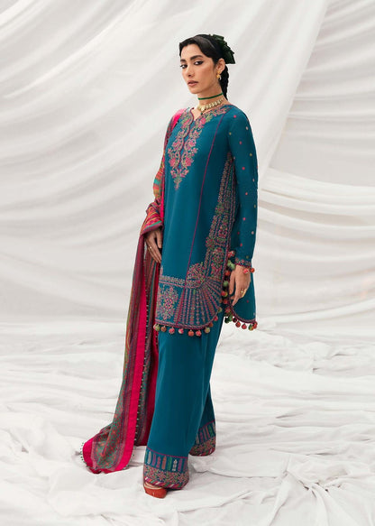 3pc Hussain Rehar  Dhanak Embroidery Suit