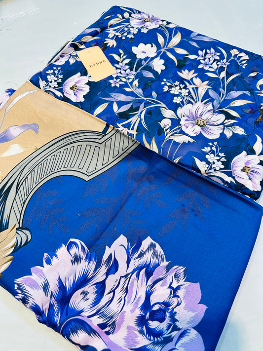 3pc Ethnic Slub khaddar