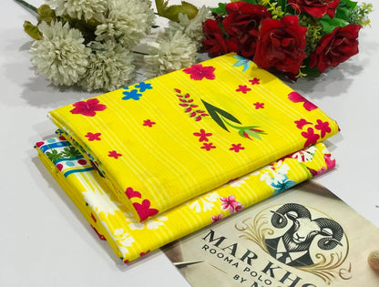 2 dress Cotton Shirt With Trouser