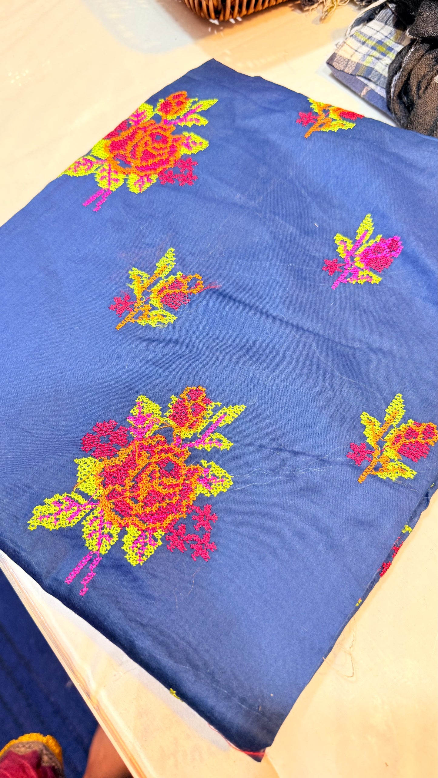 2pc Khaddi Embroidery Lawn Shirt with Trouser
