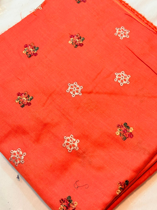 2pc Khaddi Embroidery Lawn Shirt with Trouser