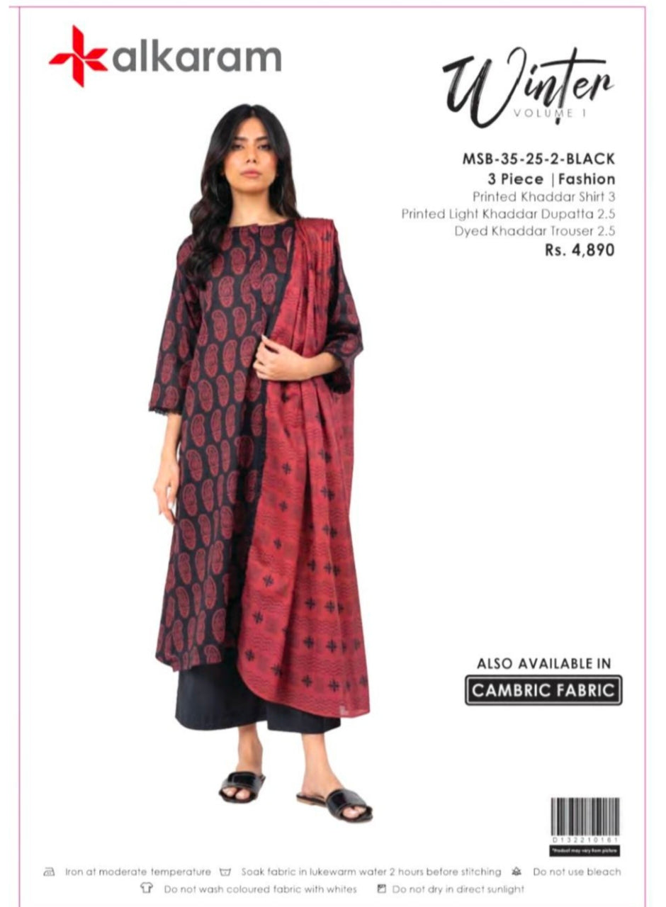 3pc Al Karam Khaddar