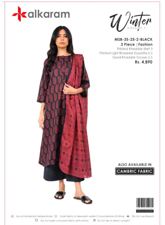 3pc Al Karam Khaddar