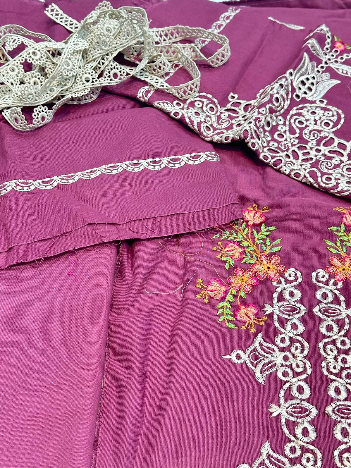 2pc Hussain Rehar khaddar shirt and Trouser